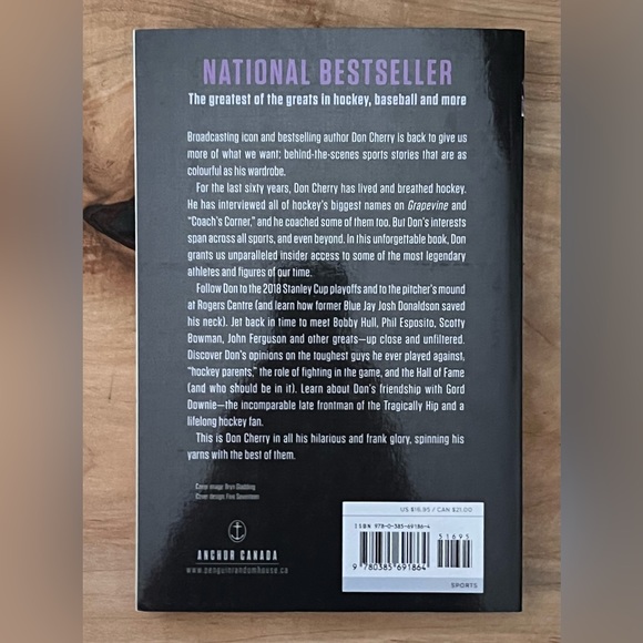 ⭐️Don Cherry’s Hockey Greats and More paperback - Picture 2 of 4